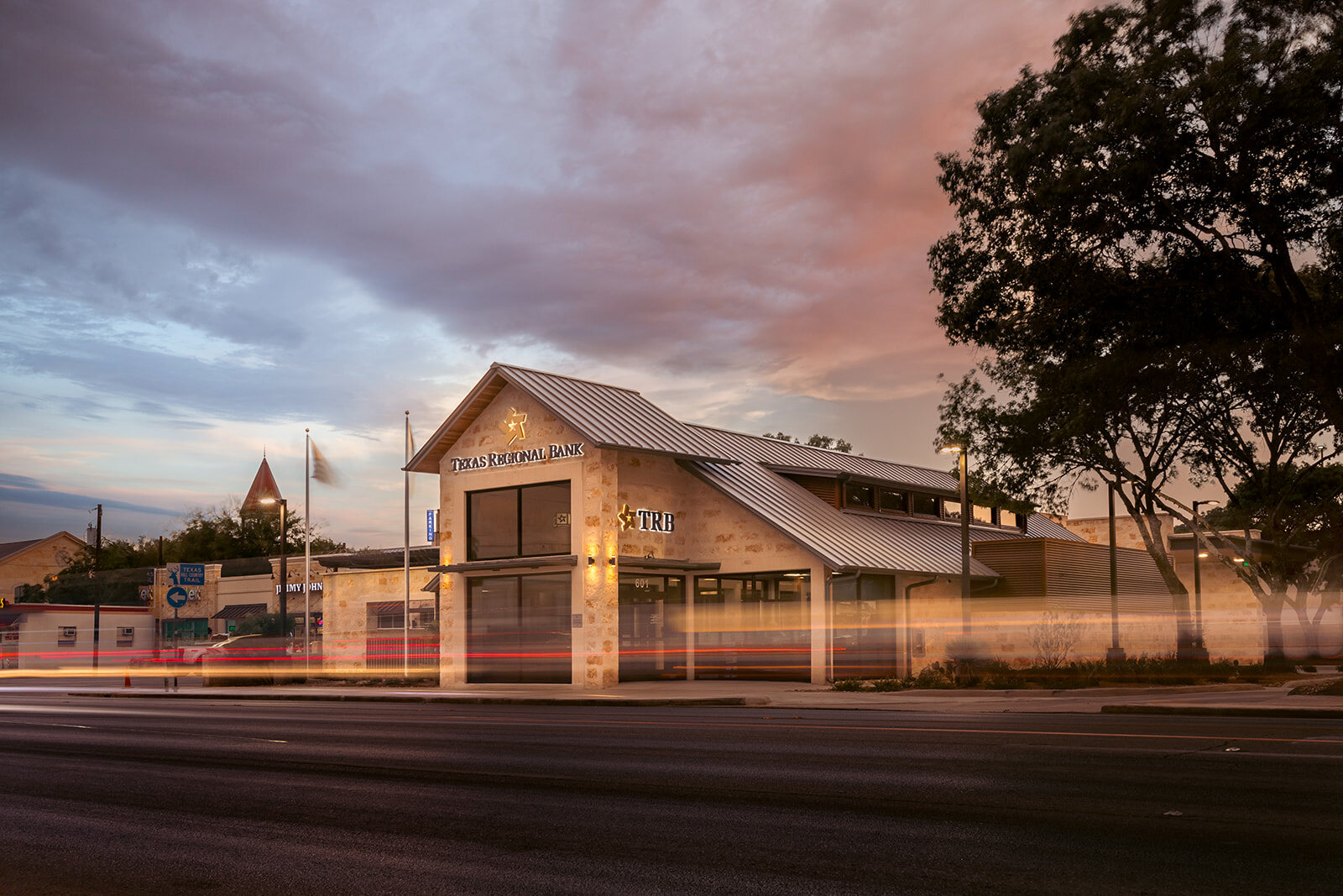 Bank team member photographed on location for a regional bank's brand and marketing library